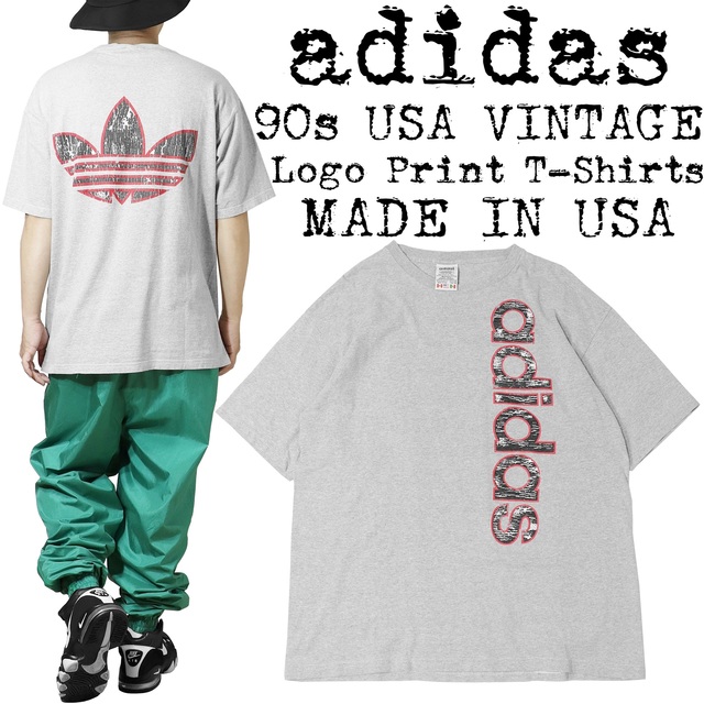 ★希少★adidas★アディダス★VINTAGE★ロゴドン Tシャツ★USA製★