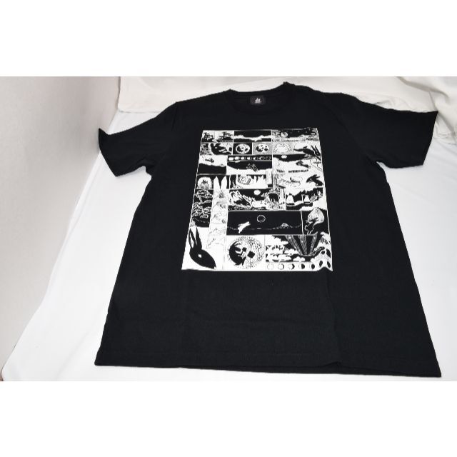 新品☆Paul Smith RED EAR 兎漫画調プリント Tシャツ☆黒☆XL