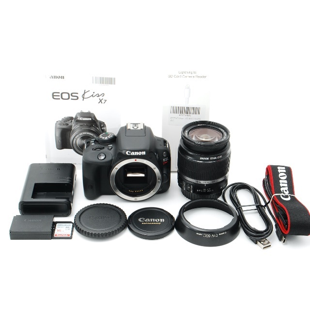 Canon(キヤノン)のショット数545回 Canon EOS X7 一眼レフカメラ スマホ/家電/カメラのカメラ(デジタル一眼)の商品写真