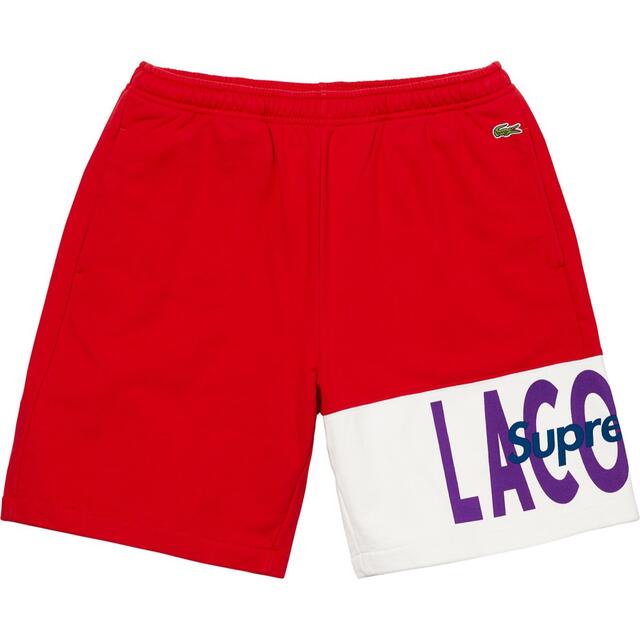 Supreme(シュプリーム)のSupreme×LACOSTE Logo Panel Sweatshort M メンズのパンツ(ショートパンツ)の商品写真