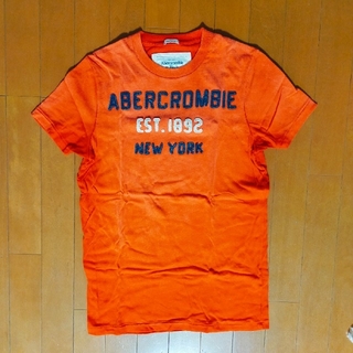 アバクロンビーアンドフィッチ(Abercrombie&Fitch)のTシャツ♡S(朱色)(Tシャツ/カットソー(半袖/袖なし))