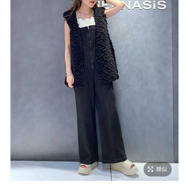 JEANASIS(ジーナシス)のデニムサロペ レディースのパンツ(サロペット/オーバーオール)の商品写真