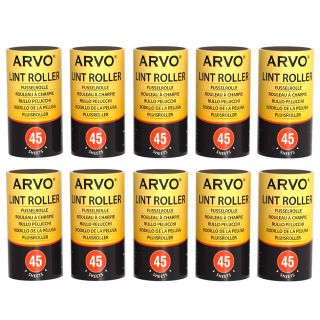 ARVO リントローラー 10ロールパック 粘着クリーナー 幅広テープ(日用品/生活雑貨)