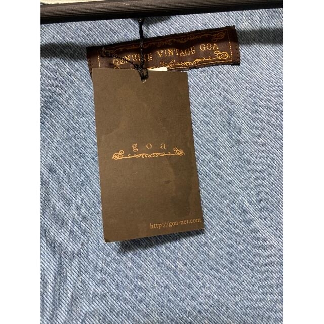 goa - 新品タグ付き genulne vintage goa デニム ベストの通販 goa - 新品タグ付き genulne vintage goa デニム ベストの通販