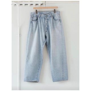 コモリ(COMOLI)のcomoli 21ss デニム ブリーチ denim bleach サイズ1(デニム/ジーンズ)