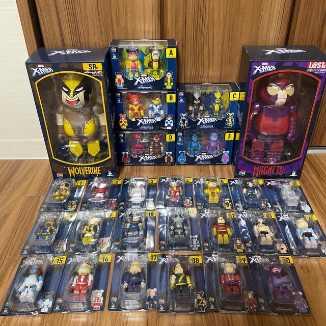 フィギュア新品MARVEL X-MEN Happyくじ　 BE@RBRICK ベアブリック