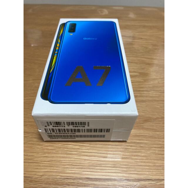 SAMSUNG Galaxy A7 ブルー SM-A750C SIMフリー 4