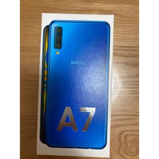 ギャラクシー(Galaxy)のSAMSUNG Galaxy A7 ブルー SM-A750C SIMフリー(スマートフォン本体)