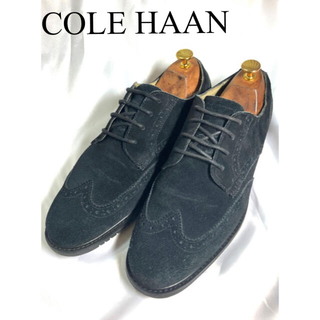 コールハーン(Cole Haan)のCOLE HAAN コールハーン　スエードフルブロークウイングチップシューズ(ドレス/ビジネス)