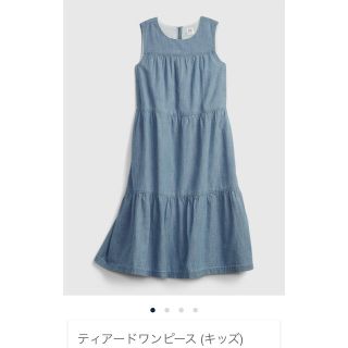 ギャップキッズ(GAP Kids)のGAP ティアードワンピース（キッズ）(ワンピース)