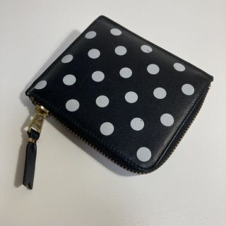 コムデギャルソン(COMME des GARCONS)のCDG POLKA DOTS ポルカドット L字ファスナー 財布(折り財布)