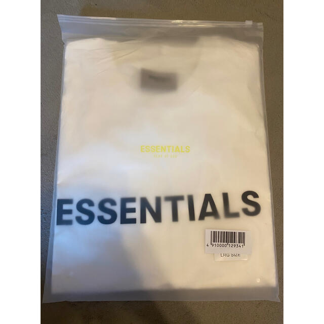 FOG ESSENTIALS 3Dシリコンアップリケボクシー　Tシャツ　ホワイト