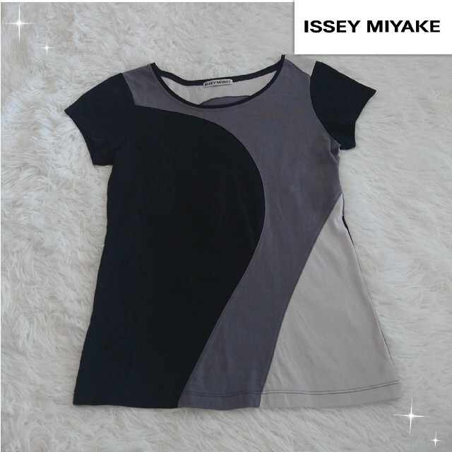 ISSEY MIYAKE イッセイミヤケ モノトーン Tシャツ M