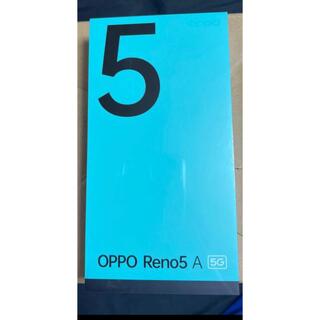 オッポ(OPPO)のOPPO Reno 5A シルバーブラック （eSIM対応版）(スマートフォン本体)
