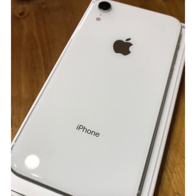 商品の状態やや傷や汚れありiPhone XR White 64 GB SIMフリー 動作正常