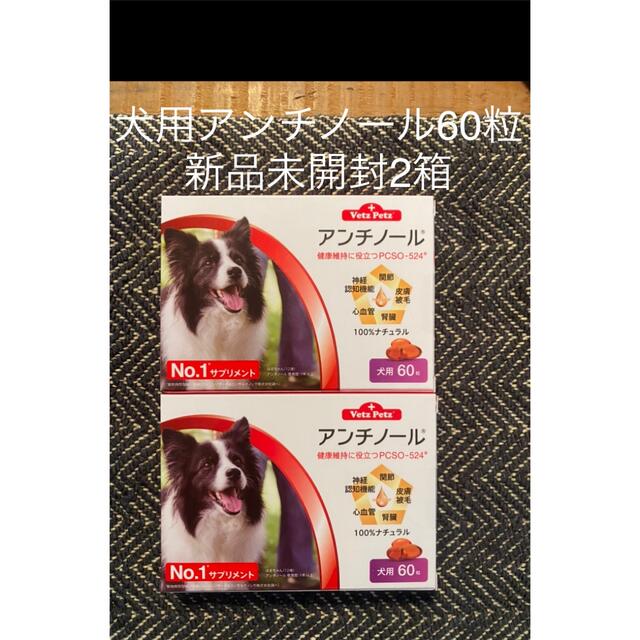 犬用アンチノール60粒入り新品未開封2箱