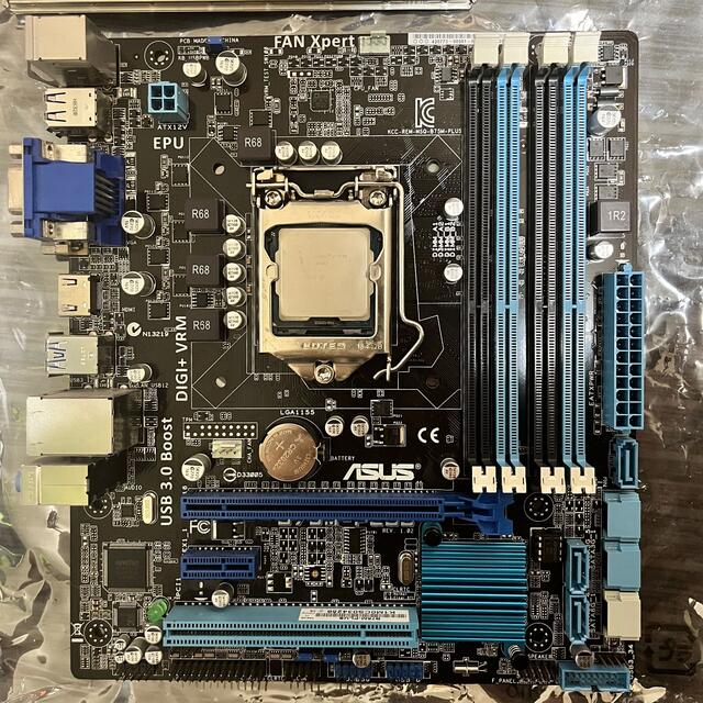 ASUS - ASUS B75M-PLUS Core i7-3770付きの通販 by けったみかん's ...