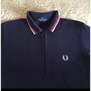 フレッドペリー(FRED PERRY)のFRED PERRY ネイビー　ポロシャツワンピース(ひざ丈ワンピース)