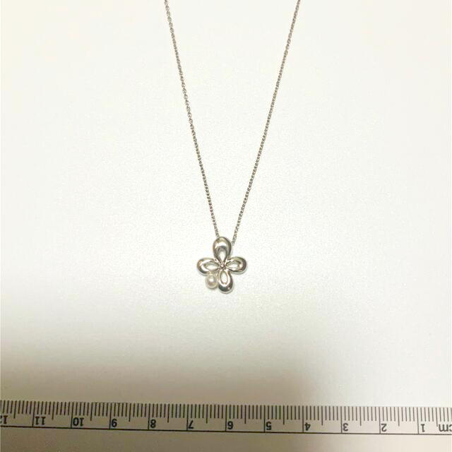 TASAKI(タサキ)の正規品 TASAKI ネックレス 小さなパール silver925プラチナコート レディースのアクセサリー(ネックレス)の商品写真