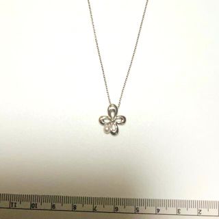 タサキ(TASAKI)の正規品 TASAKI ネックレス 小さなパール silver925プラチナコート(ネックレス)