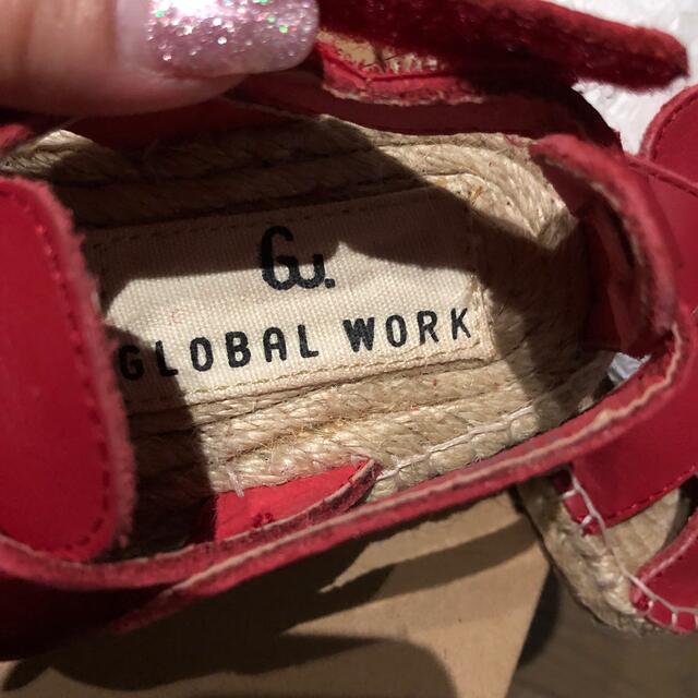 GLOBAL WORK(グローバルワーク)の新品♡グローバルワークサンダル17 キッズ/ベビー/マタニティのキッズ靴/シューズ(15cm~)(サンダル)の商品写真