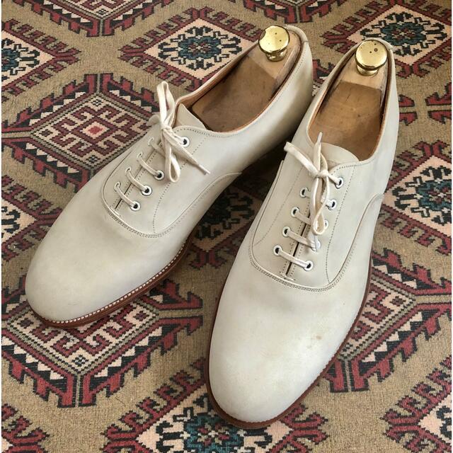 値下げ!英国製 Sanders 80's ミリタリーサービスシューズ Size9 | フリマアプリ ラクマ