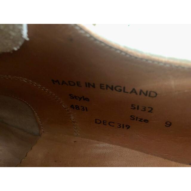値下げ!英国製 Sanders 80's ミリタリーサービスシューズ Size9