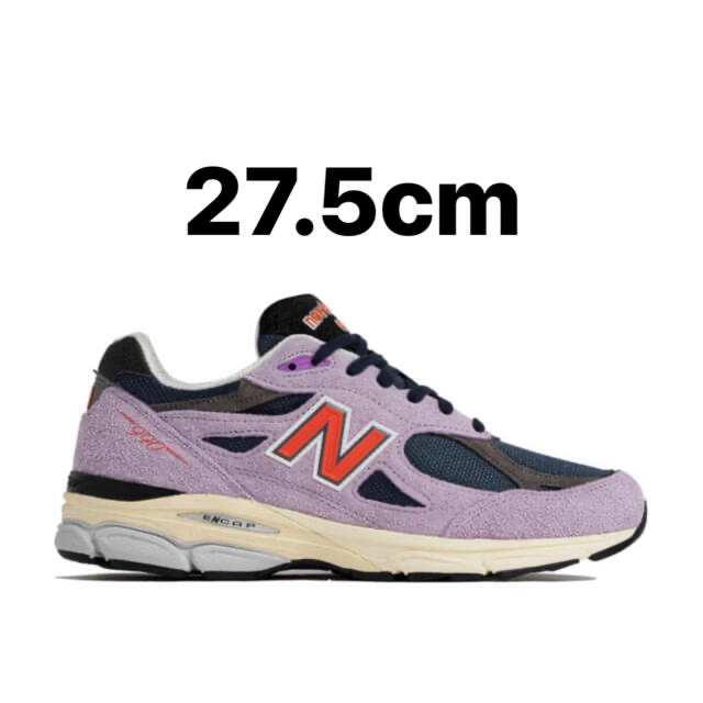 New Balance(ニューバランス)のNew Balance 990V3 Purple Orange メンズの靴/シューズ(スニーカー)の商品写真