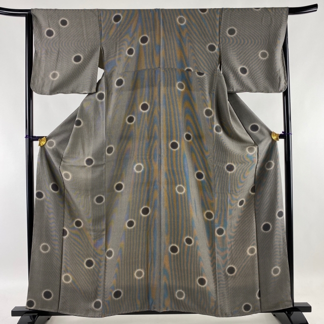 小紋 美品 名品 身丈159.5cm 裄丈65.5cm 正絹 【】 - markasi.com.tr