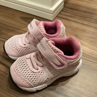 アシックス(asics)のアシックス　スニーカー　キッズ　子供用　ベイビー　ピンク　かわいい メッシュ素材(スニーカー)