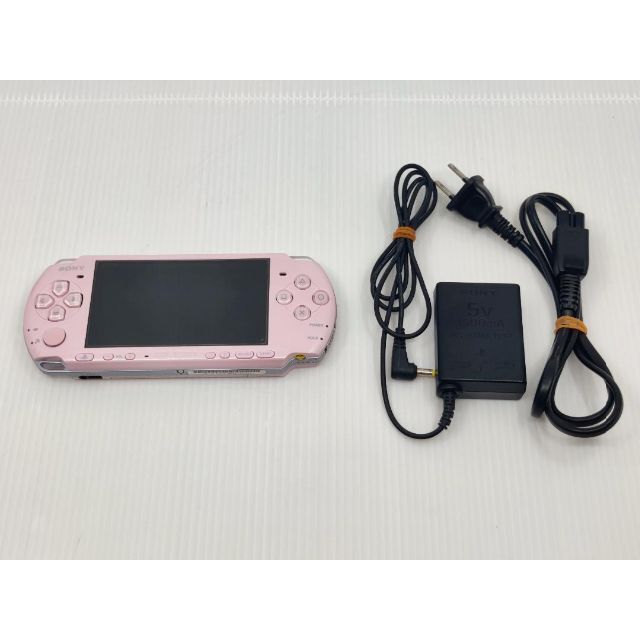 【美品】PSP 3000 ピンク 本体 充電器付き携帯用ゲーム機本体