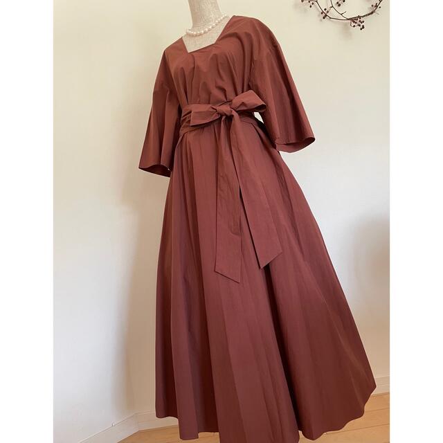 新品未使用【ヴェルメイユパーIENA】カシュクールロングワンピース