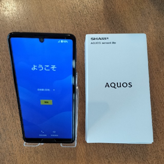 64GBSIMフリーSHARP シャープ AQUOS sense4 lite 64GB ブラック