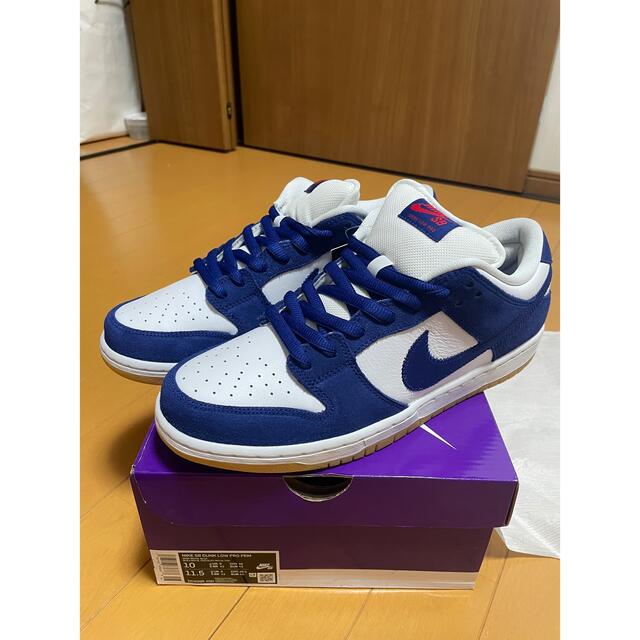 メンズSB dunk lowドジャース"DEEP ROYAL BLUE"28