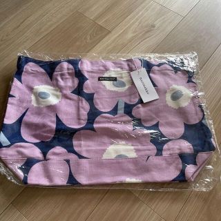 マリメッコ(marimekko)のmarimekko マリメッコトートバッグ　ウニッコ　Lサイズ　ラベンダー(トートバッグ)