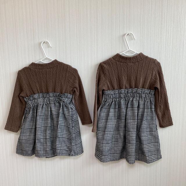 2枚セット価格！一枚1500円プティマインワンピ キッズ/ベビー/マタニティのキッズ服女の子用(90cm~)(ワンピース)の商品写真