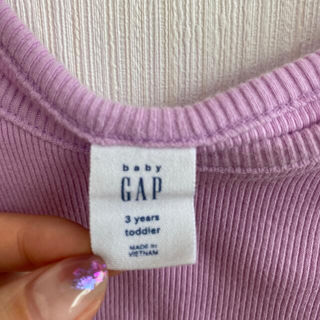 babyGAP(ベビーギャップ)のGAP ピンクパープル　2枚セット　姉妹 キッズ/ベビー/マタニティのキッズ服女の子用(90cm~)(Tシャツ/カットソー)の商品写真