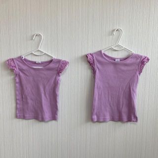 ベビーギャップ(babyGAP)のGAP ピンクパープル　2枚セット　姉妹(Tシャツ/カットソー)