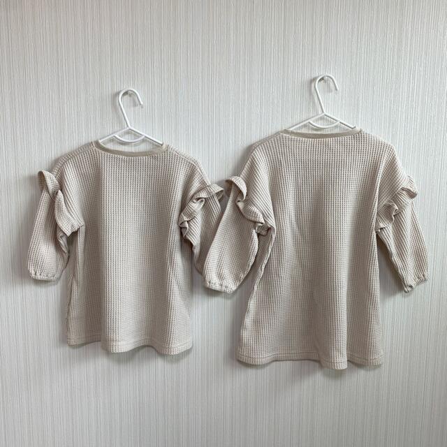 2枚セット価格！　ワンピ　くすみカラー キッズ/ベビー/マタニティのキッズ服女の子用(90cm~)(ワンピース)の商品写真