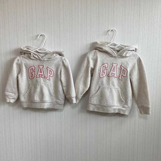 GAP パーカー　姉妹セット キッズ/ベビー/マタニティのキッズ服女の子用(90cm~)(その他)の商品写真