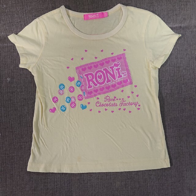 RONI(ロニィ)の125cm RONIロゴ ラメ Tシャツ キッズ/ベビー/マタニティのキッズ服女の子用(90cm~)(Tシャツ/カットソー)の商品写真