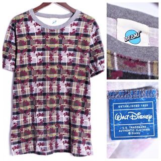 ビームス(BEAMS)のG0072 Disney×BEAMS S 日本製 Ｔシャツ ミッキーデザイン(Tシャツ(半袖/袖なし))