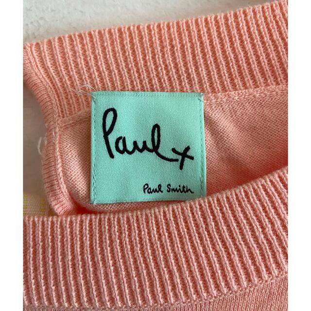 Paul Smith(ポールスミス)のPAUL SMITH ポール スミス ニット コットン ブラウス ピンク M レディースのトップス(シャツ/ブラウス(長袖/七分))の商品写真