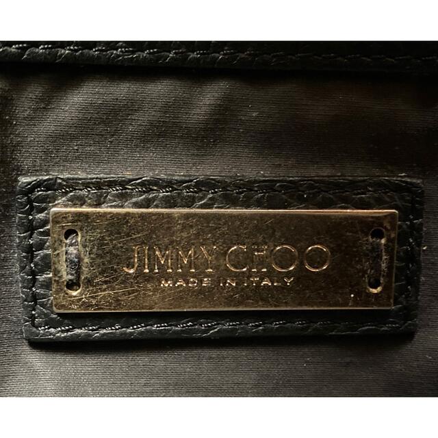 JIMMY CHOO(ジミーチュウ)の【美品】JIMMY CHOO SARA/S ブラック エンボススタートートバッグ レディースのバッグ(トートバッグ)の商品写真