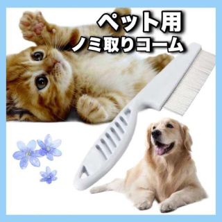 ペット用コーム  ノミ取り　ブラシ　クシ　犬　猫　皮膚病予防　お手入れ(猫)