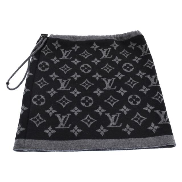 LOUIS VUITTON(ルイヴィトン)のLOUIS VUITTON ルイヴィトン コリエ モノグラムライン エクリプス ネックウォーマー M77137 ブラック/グレー メンズのアクセサリー(その他)の商品写真