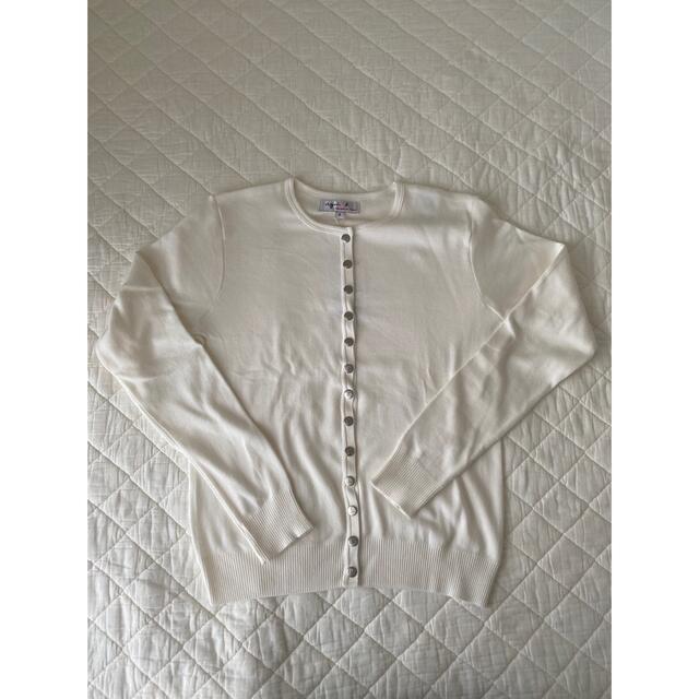 11280円免税 店 価格 正規 品 買取 ☆アニエスベー☆カーディガン 白
