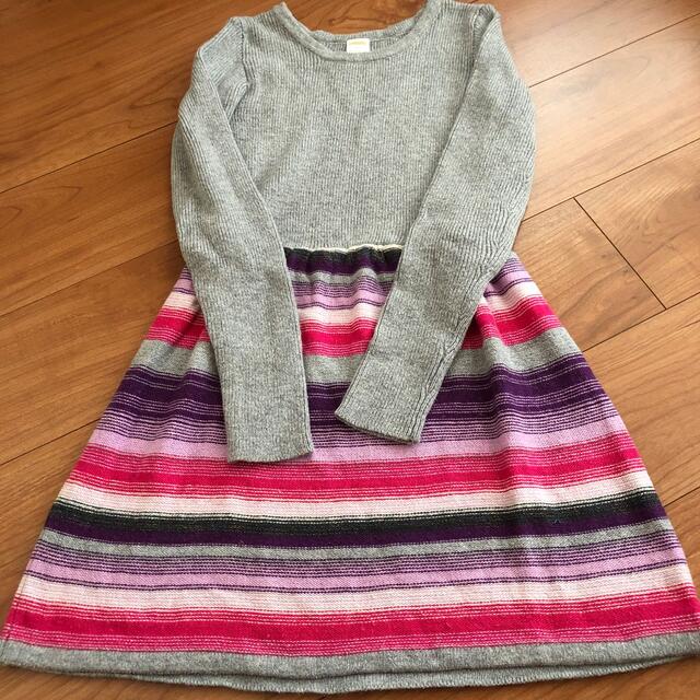 GYMBOREE(ジンボリー)の新品☆ジンボリーニットワンピース130 キッズ/ベビー/マタニティのキッズ服女の子用(90cm~)(ワンピース)の商品写真