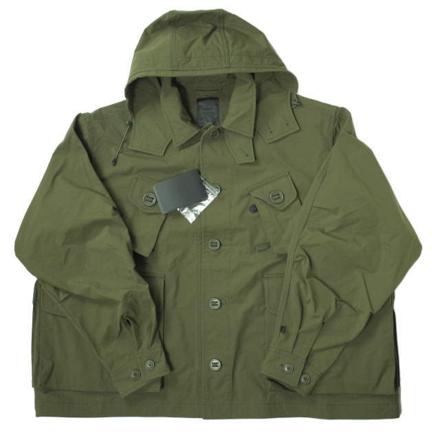 約57cm着丈DAIWA PIER39 ダイワ ピア39 22SS Tech Canadian Fatigue Jacket テックカナディアンファティーグジャケット BJ-26022 L(JP) OLIVE フード アウター【新古品】【DAIWA PIER39】