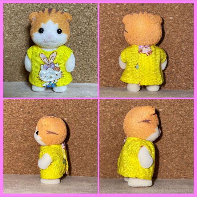 ハンドメイド 赤ちゃん用 服 シルバニアファミリー ハンドメイドのおもちゃ(その他)の商品写真